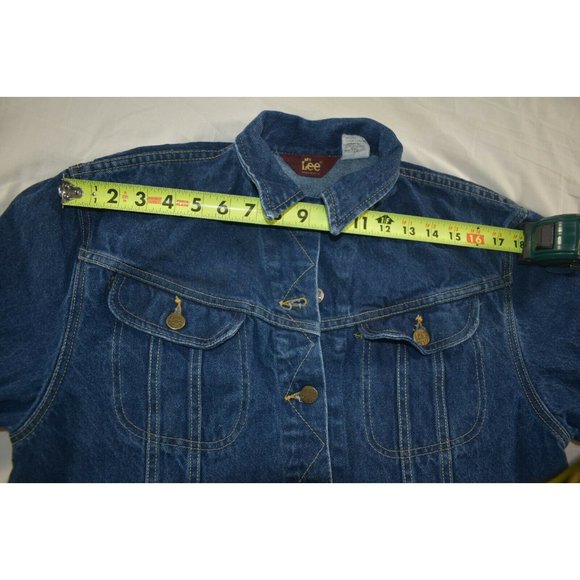Vintage Ms Lee Denim Jean Trucker Jacket USA Made 9 / 10 - Picture 4 of 4
